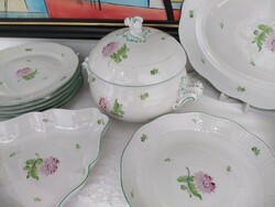 Herend porcelain tableware with aster pattern