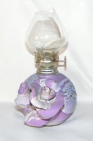 Floral kerosene lamp