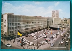Németország, München,  Hauptbahnhof látkép, postatiszta képeslap