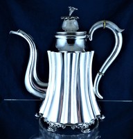 Dazzling, antique silver pourer, Sweden, 1857!!!