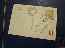 1999 postcard with first-day prize ticket 10. Timisoara revolution