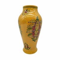 Zsolnay yellow small flower vase m00975