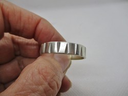 Nice men's silver hoop ring extra large size 75!