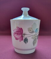 Cp colditz German porcelain sugar bowl with rose flower pattern