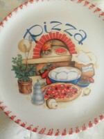 Olasz pizza tányér  gyönyörű 30 cm