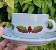 Alföldi porcelain oak leaf hunting cup