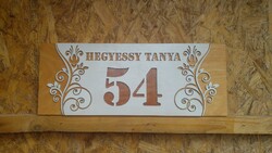 House number board - decor 2