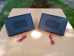 Pair of speakers for indoors, on the terrace, even in the corner with cable (4 ohm, 3w, German)