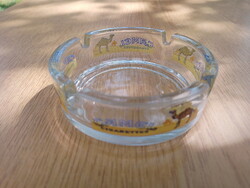 CAMEL Cigarettes üveg hamutál, hamutartó (hibátlan, 105 mm.)