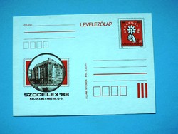 Díjjegyes levelezőlap (M2/2) - 1988. Szocfilex '88