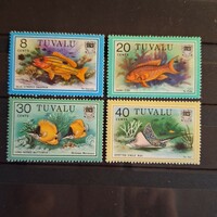 1979. Tuvalu - fish - postman (v-22.)