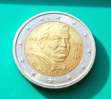 Italy - 2 euro commemorative coin - 2 € - 2012 - 100th anniversary of the death of Giovanni Pascoli