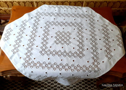 Azure tablecloth. 85X82 cm.
