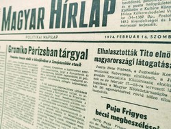 1974 April 29 / Hungarian newspaper / no.: 23162