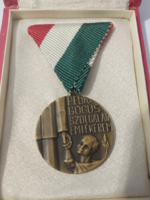 Teacher's service commemorative medal in its own box in beautiful, flawless condition