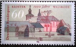 N1280 / Germany 1986 Walsrode Cathedral stamp postal clerk