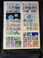 1963 Complete year with blocks, postal clean