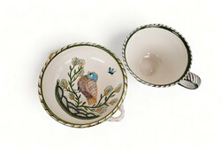 Beautiful porcelain breakfast set cup and bowl