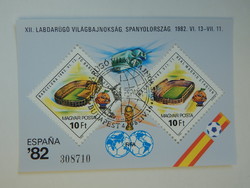 1982. Labdarúgó Világbajnokság (IV.) - Spanyolország - blokk -o-