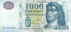 1000 forint 2012 "DB" 2.