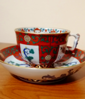 Antique Herend Gödöllő siang rouge tea cup