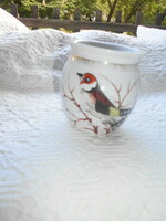 Belly mug with bird pattern 2 dl-