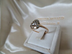 Antik arany gyűrű gyémántokkal