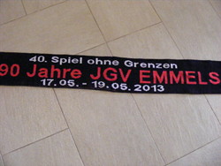 Schlag den jgv emmels fan scarf, fan scarf, from collection.