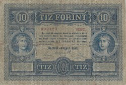 10 HUF / gulden 1880 original condition