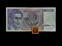500 Dinars - Yugoslavia - 1992