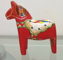 Old wooden song horse 13cm