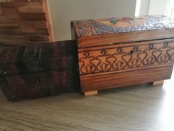 Burnt wooden chests Russian?