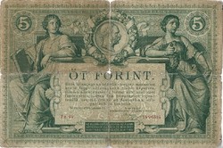 1 Forint / gulden 1881 original condition