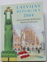 2004 Lettország-Euro forgalmi sor, dísztokban