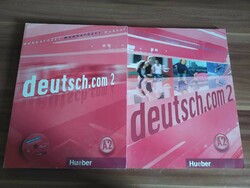 German language book + workbook (unfilled) + cd, deutsch.Com 2., Hueber edition