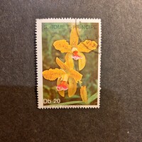 1989.-S.Tomé e principe-flower-orchid (v-45.)