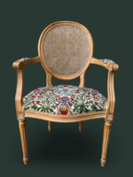 Vintage fotel karosszék új kárpittal