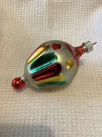 Old glass snail Christmas tree decoration