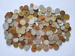 230 mixed foreign coins, mainly European