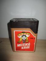 Retro Mexikó kávés doboz(műanyag)