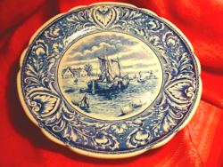 Beautiful antique Dutch porcelain bowl, decorative bowl