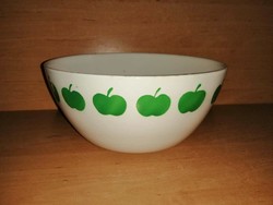 Old granite green apple bowl - 22 cm