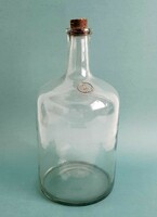 Régi fújt 3 literes üveg palack