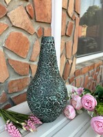 Rare bod éva ceramic 27 cm high vase, midcentury modern collector's piece heirloom