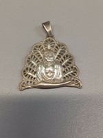 Ezüst Buddha medál