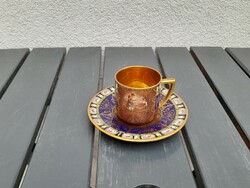 Meseszép antik Alt wien kávés csésze aljával