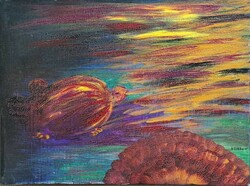 Keserü: turtle with colored horizon