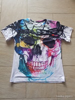 Skull, skull pattern T-shirt, top, unisex, women's, men's xl