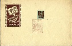 Occasional Stamping = iii. Stamp collecting propaganda exhibition, Budapest (Xii. 26, 1945)