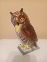 Large German owl porcelain